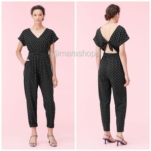 Rebecca Taylor La Vie Romy Polka Dot Jumpsuit